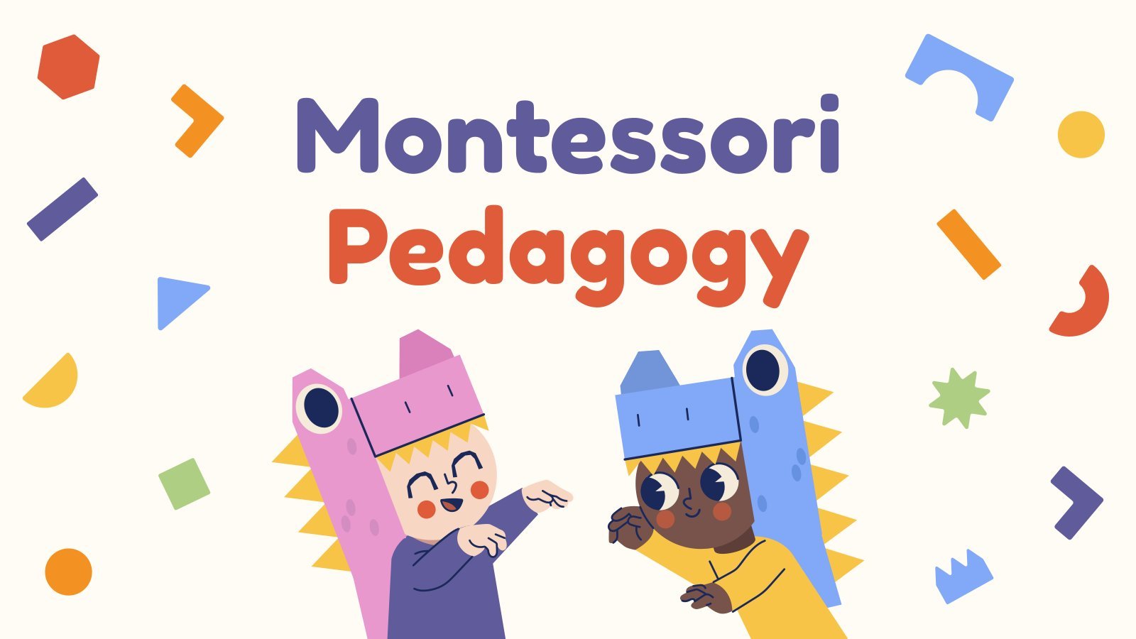 Montessori Pedagogy presentation template 