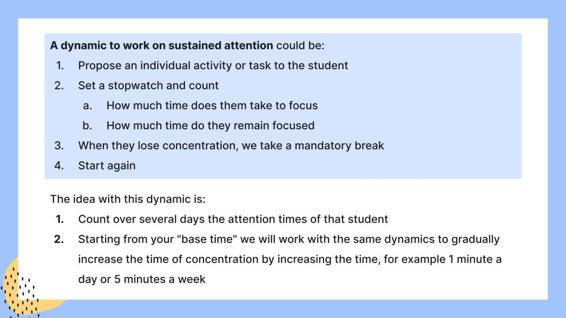 Types of Attention - Working on them in Students with ADHD
