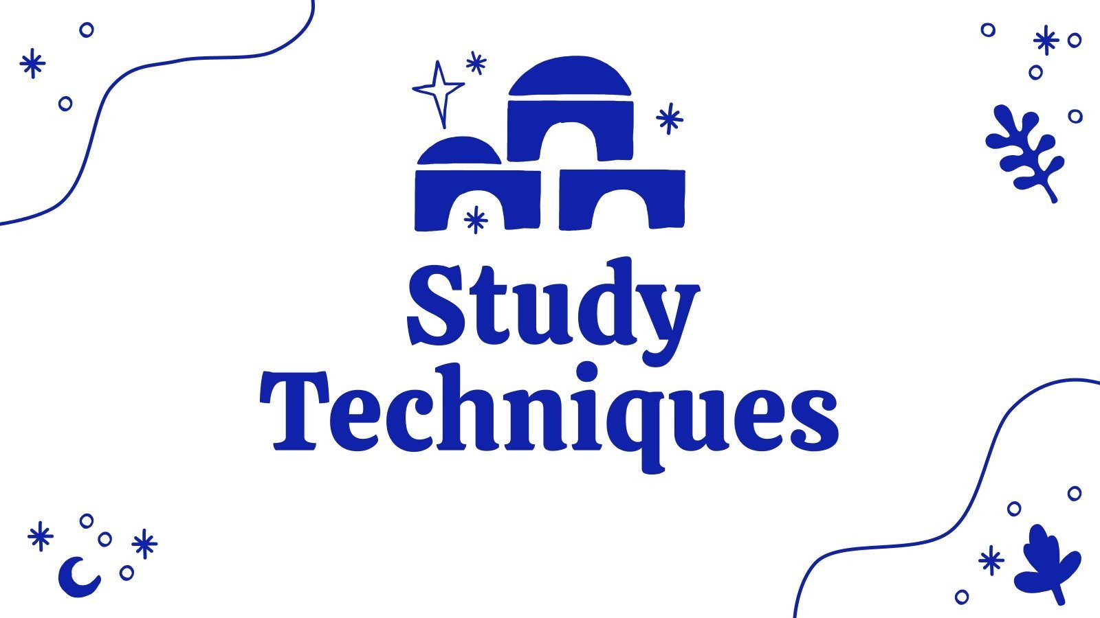 Study techniques google slides powerpoint template