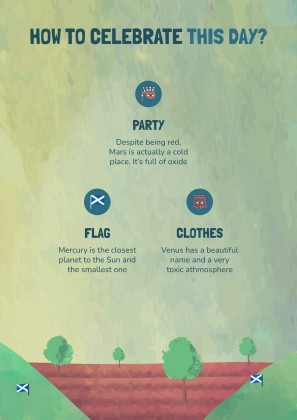 세인트 앤드루 데이를 기념하는 초등학교 활동 프레젠테이션 템플릿