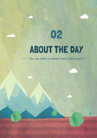 세인트 앤드루 데이를 기념하는 초등학교 활동 프레젠테이션 템플릿