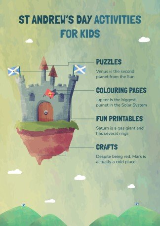 세인트 앤드루 데이를 기념하는 초등학교 활동 프레젠테이션 템플릿