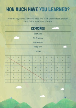 세인트 앤드루 데이를 기념하는 초등학교 활동 프레젠테이션 템플릿