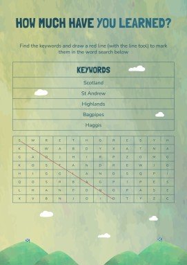 세인트 앤드루 데이를 기념하는 초등학교 활동 프레젠테이션 템플릿