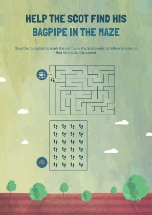 세인트 앤드루 데이를 기념하는 초등학교 활동 프레젠테이션 템플릿