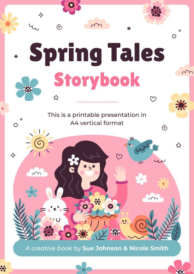 Spring Tales Google Slides PowerPoint template