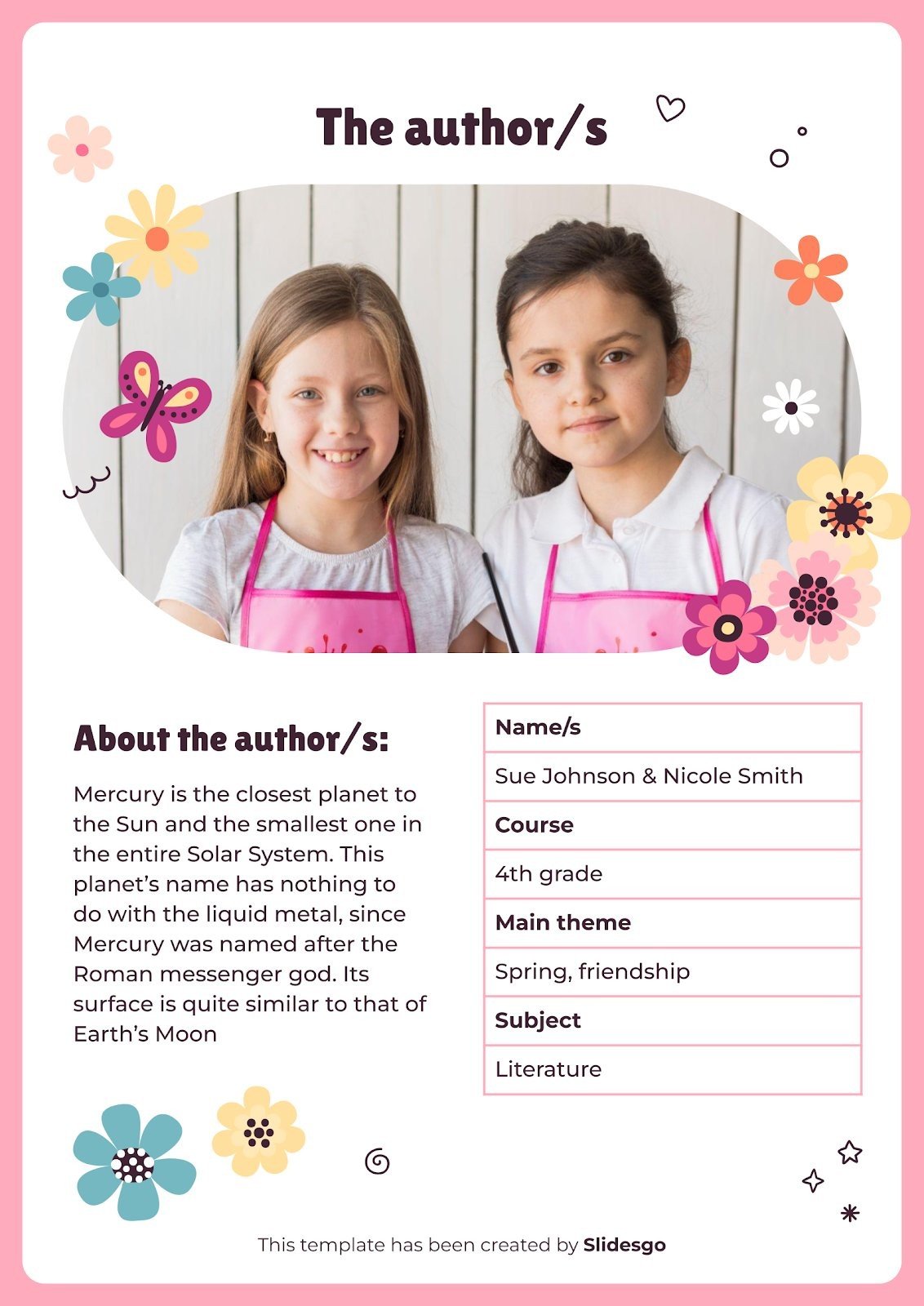 Spring Tales Google Slides PowerPoint template