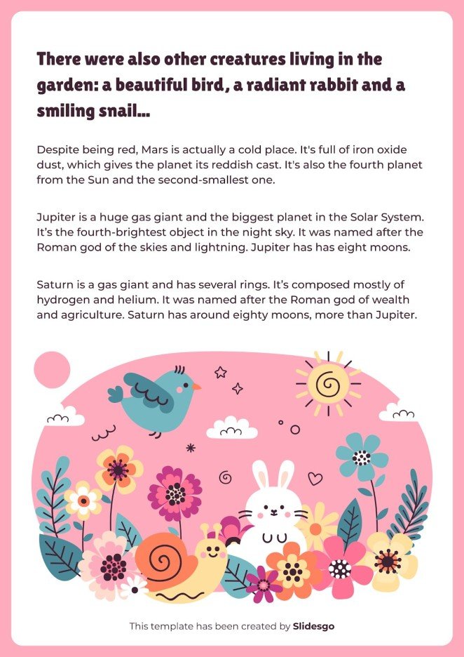 Spring Tales Google Slides PowerPoint template