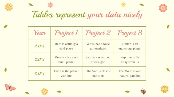 Happy Spring presentation template 