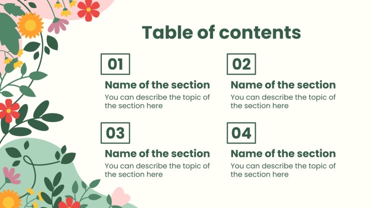 Enjoying Spring Minitheme presentation template 