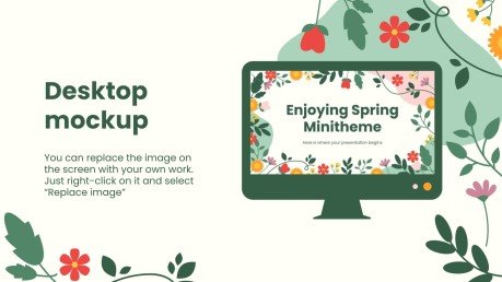 Enjoying Spring Minitheme presentation template 