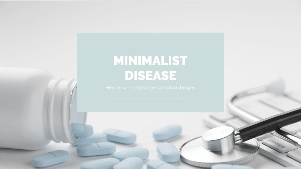 Maladie minimaliste Modèles de présentation