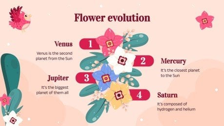 Merveilles florales du printemps Modèles de présentation