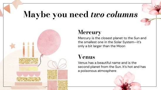 Spring Birthday Party! | Google Slides & PowerPoint