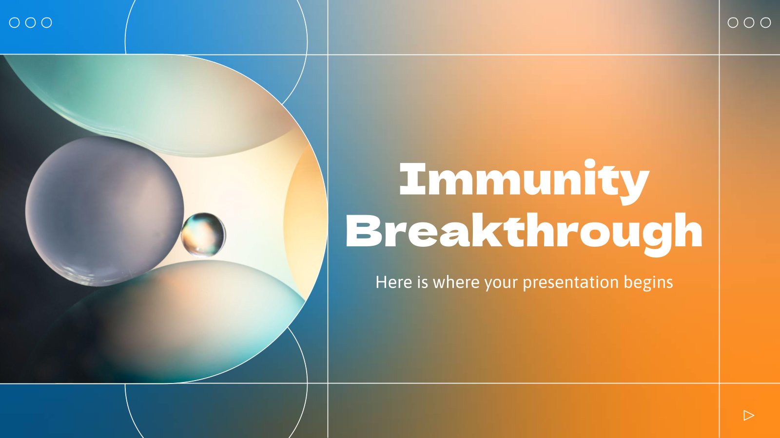 Immunity Breakthrough presentation template 