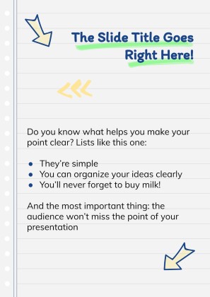 Online Notebook presentation template 