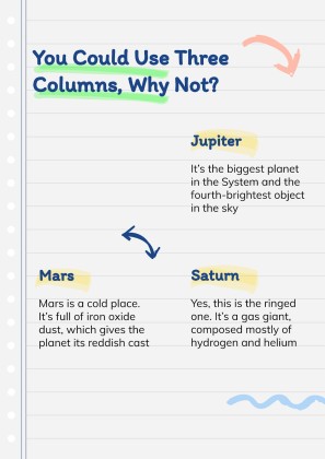 Online Notebook presentation template 