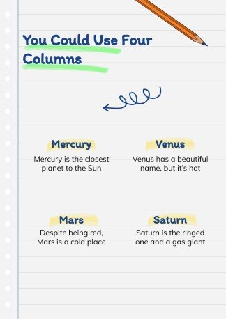 Online Notebook presentation template 