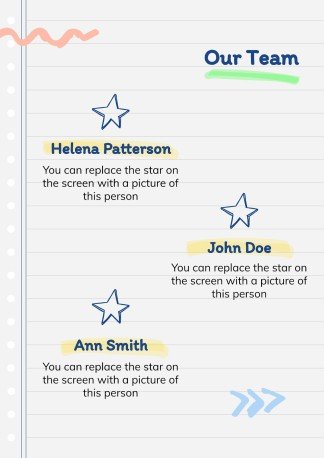 Online Notebook presentation template 