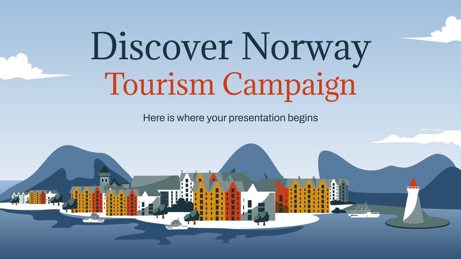 Free Google Slides PowerPoint Templates About Norway Free Google Slides PowerPoint Templates About Norway