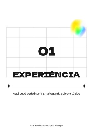 Brasilianischer Werbetexter CV Präsentationsvorlage