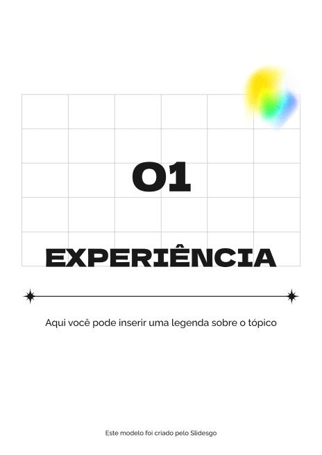 Brasilianischer Werbetexter CV Präsentationsvorlage