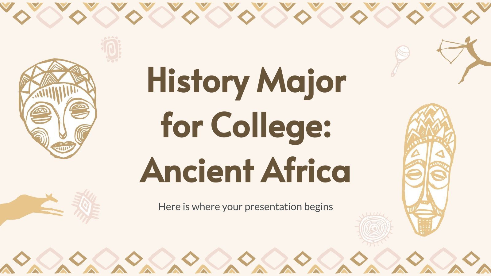 Modelos grátis sobre África do Google Slides e PowerPoint
