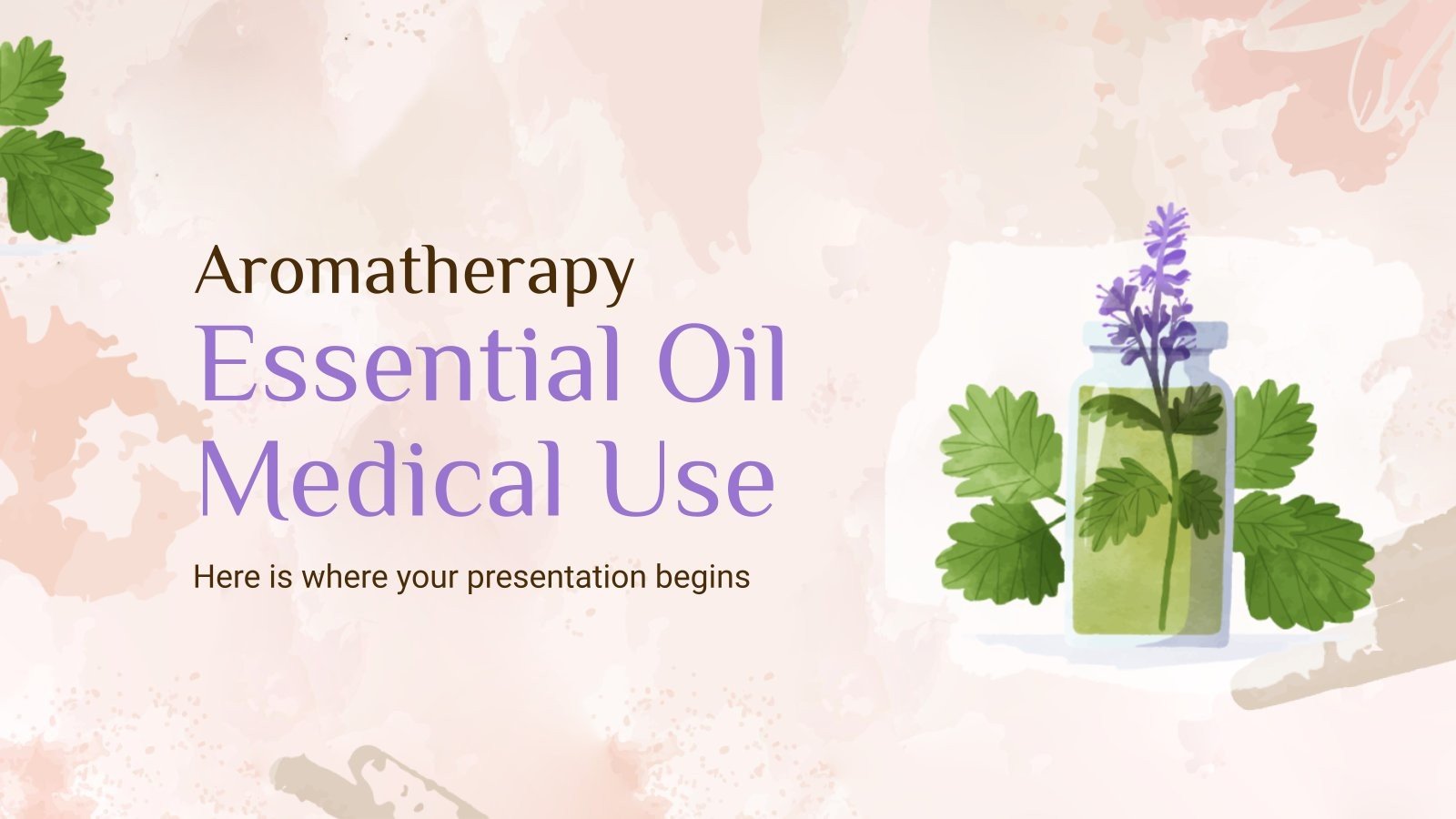 Aromatherapy Essential Oil Medical Use