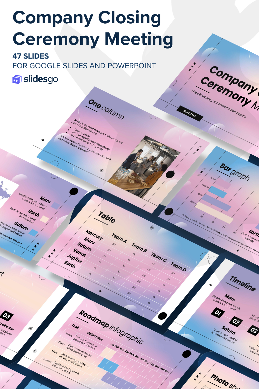 Company Closing Ceremony Meeting | Google Slides & PPT