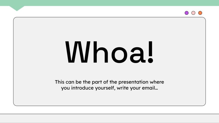 Web Browser Theme for Business presentation template 