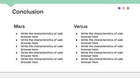 Webbrowser-Thema für Unternehmen Präsentationsvorlage