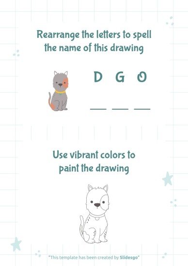 CVC Booklets to Build, Read and Write! presentation template 