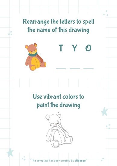 CVC Booklets to Build, Read and Write! presentation template 