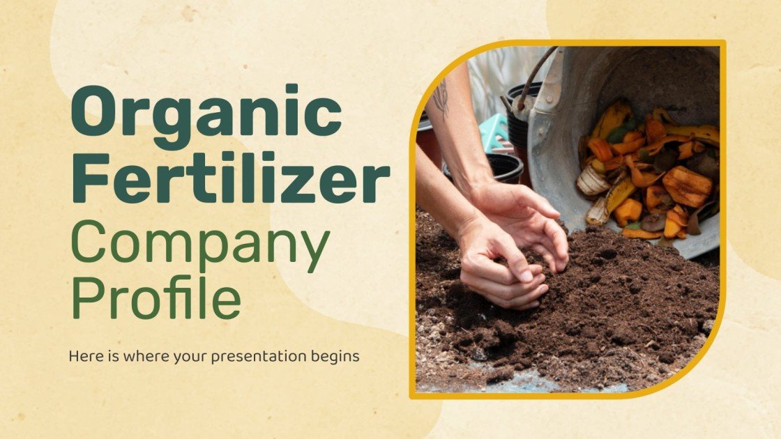 Organic Fertilizer Company Profile Google Slides & PPT