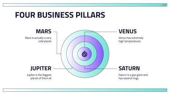 Simple Illustrations Business Theme presentation template 