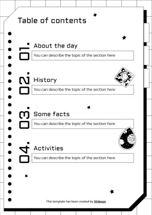Elementary Activities to Celebrate US' Science Fiction Day presentation template 
