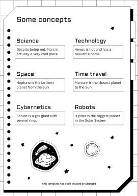 Elementary Activities to Celebrate US' Science Fiction Day presentation template 