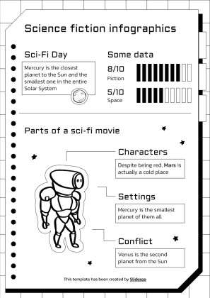 Elementary Activities to Celebrate US' Science Fiction Day presentation template 
