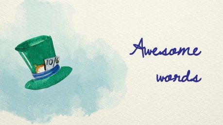 Maternelle Alice au pays des rêves : Modèles de présentation