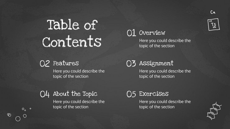 Chemistry Lesson presentation template 