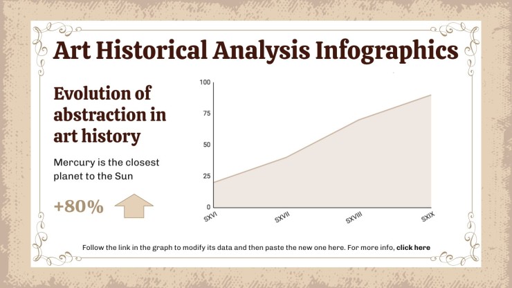 Art Historical Analysis Class for High School Infographics presentation template 