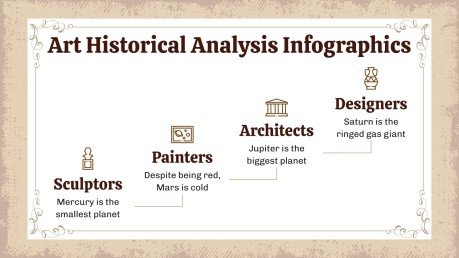 Kunstgeschichte Analyse Infografiken Präsentationsvorlage