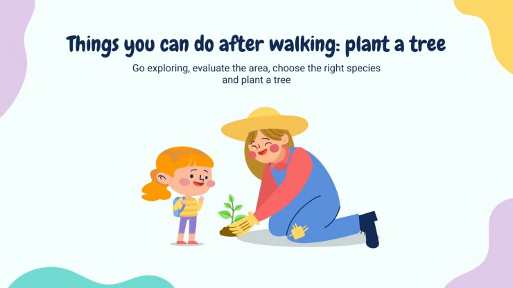 Take a Walk Today! presentation template