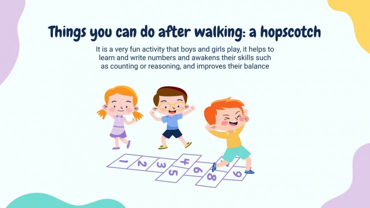 Take a Walk Today! presentation template