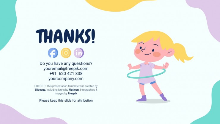 Take a Walk Today! presentation template