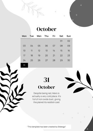 Plantilla de presentación Planificador de oposiciones imprimible en estilo boho