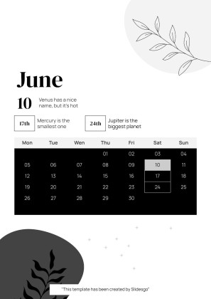 Plantilla de presentación Planificador de oposiciones imprimible en estilo boho