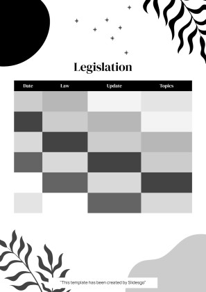 Plantilla de presentación Planificador de oposiciones imprimible en estilo boho