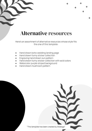 Plantilla de presentación Planificador de oposiciones imprimible en estilo boho