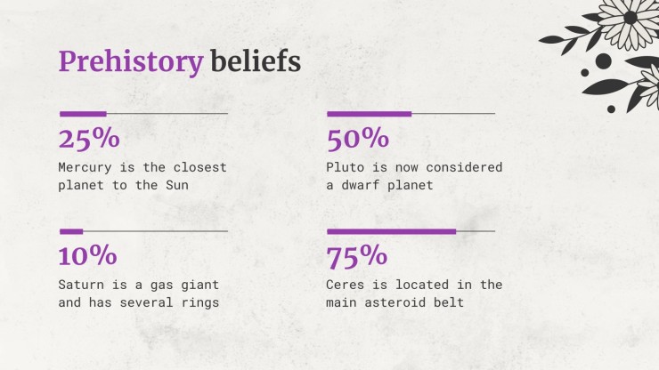 Vintage Style History Lesson for High School presentation template 